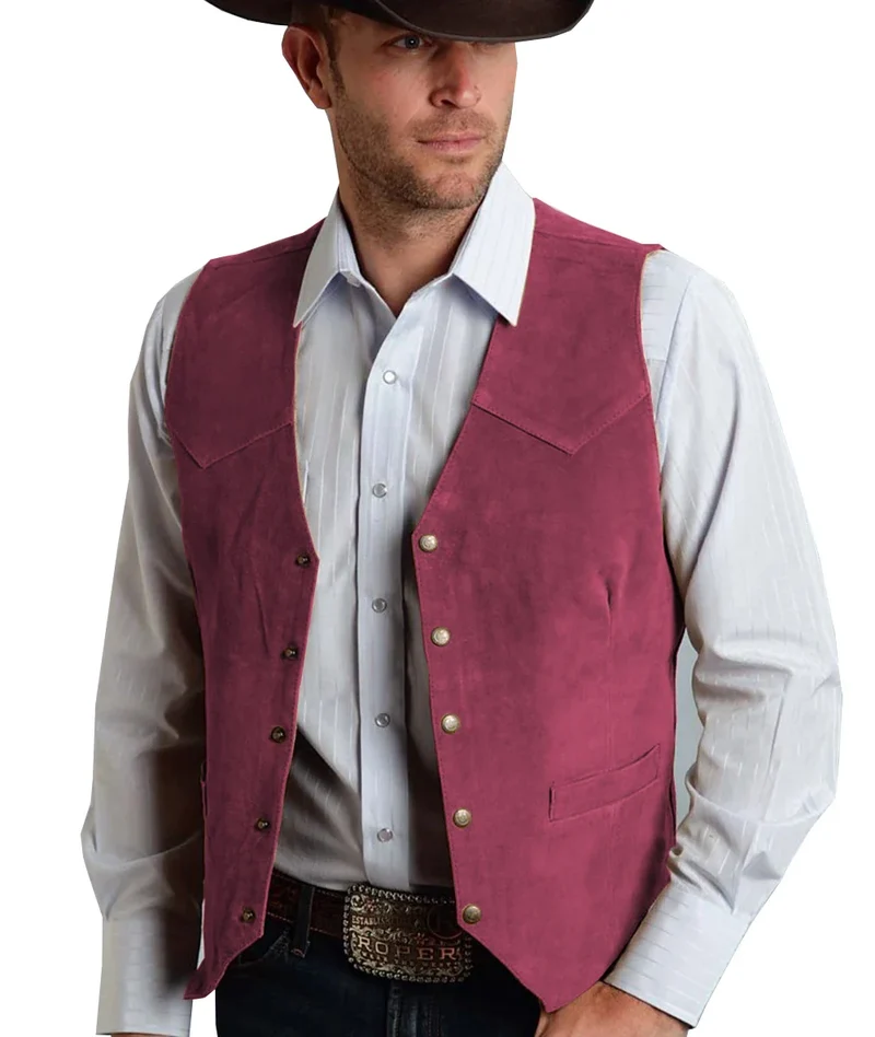Herren Trachtenhemd | Geknöpftes Vest