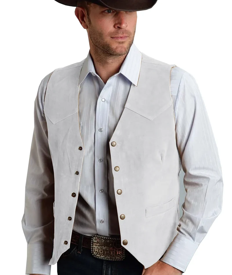 Herren Trachtenhemd | Geknöpftes Vest