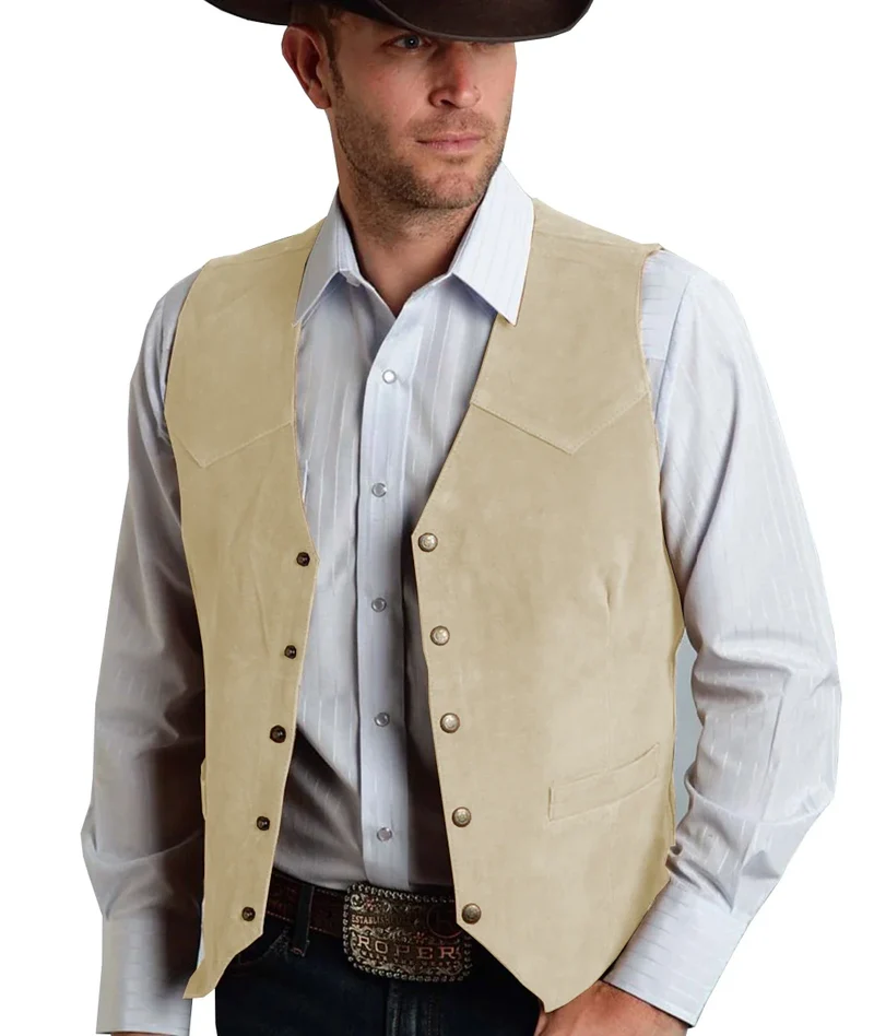Herren Trachtenhemd | Geknöpftes Vest