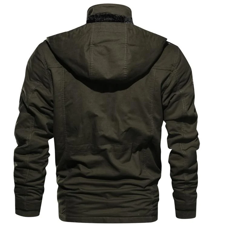 Herren Winterjacke | Utility Design Mit Warmem Innenfutter