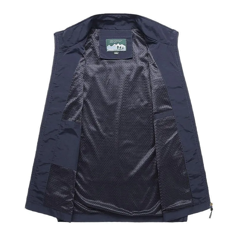 Weste Herren Outdoor Mit Taschen | Atmungsaktiv Und Schnelltrocknend