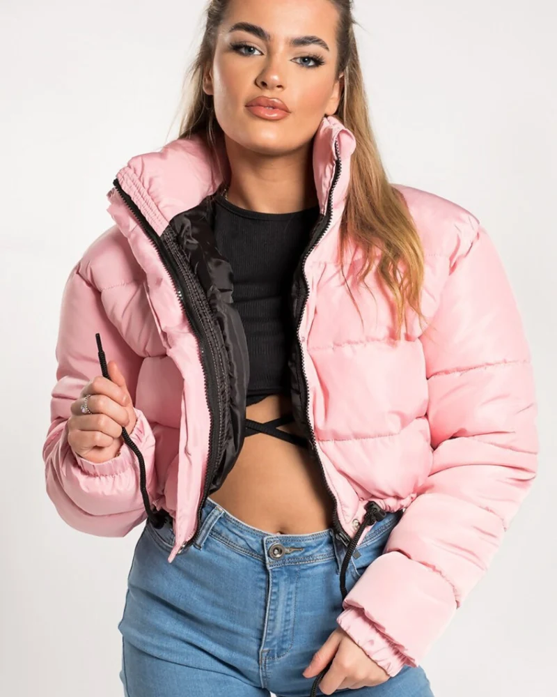 Damen Übergangsjacke Kurz Jacke | Mit Kapuze Wintertauglich