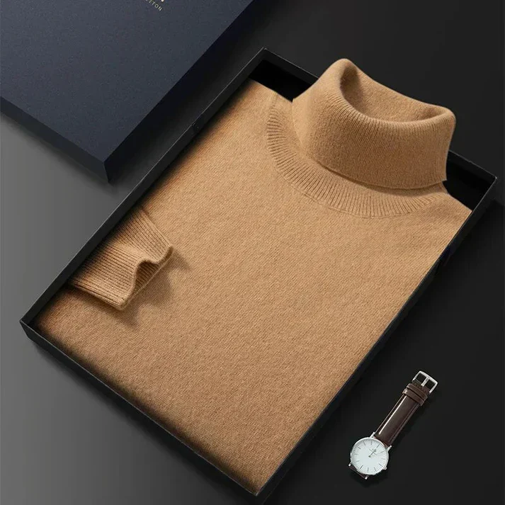 Rollkragenpullover Herren Klassisch | Schlichtes Design