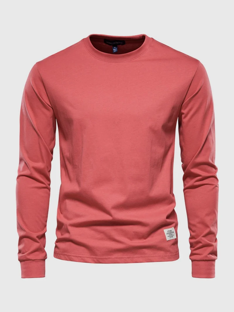 Pullover Herren Langarmshirt Rundhals | Basic Style