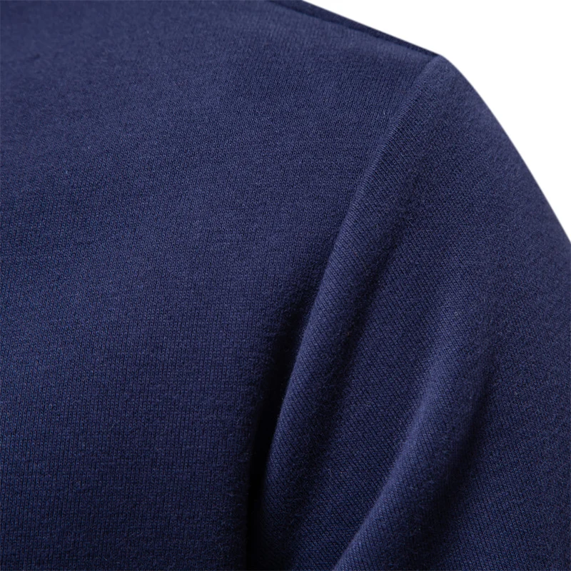 Pullover Herren Langarm Polo | Klassischer Kragen