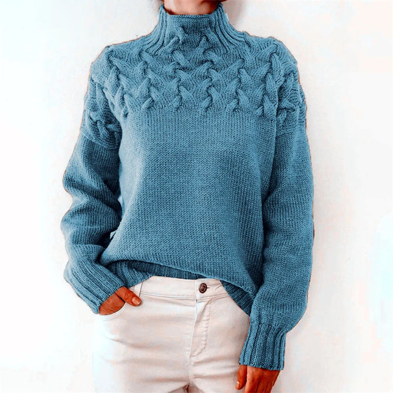 Rollkragen Pullover Damen Strick | Warm & Elegant