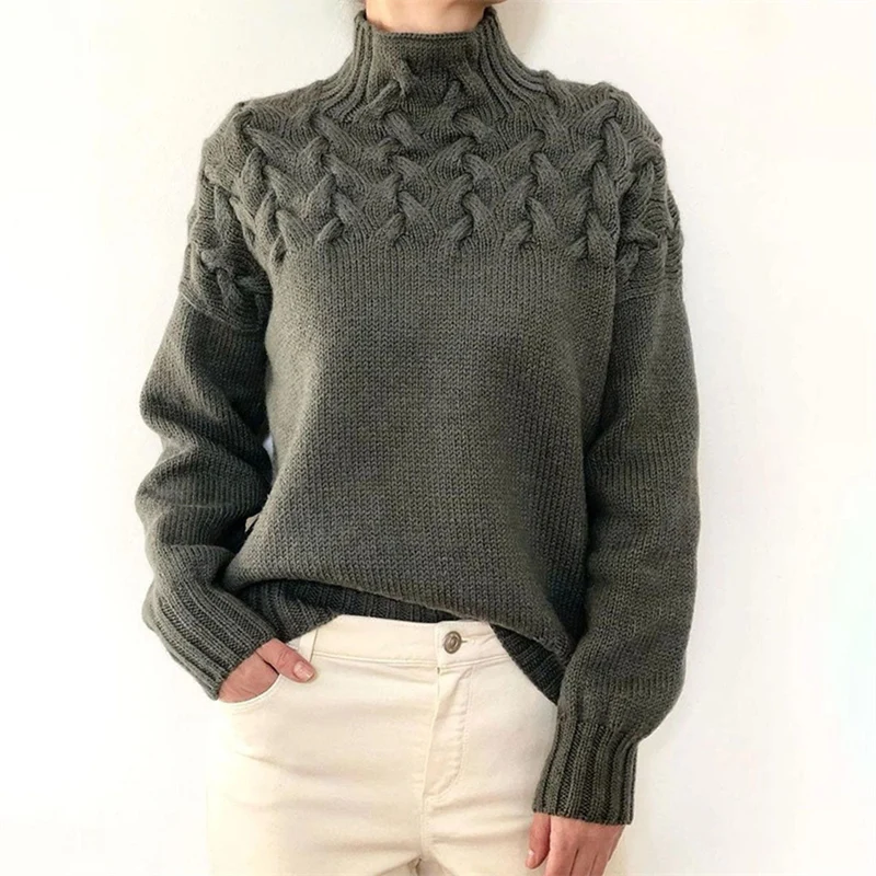 Rollkragen Pullover Damen Strick | Warm & Elegant