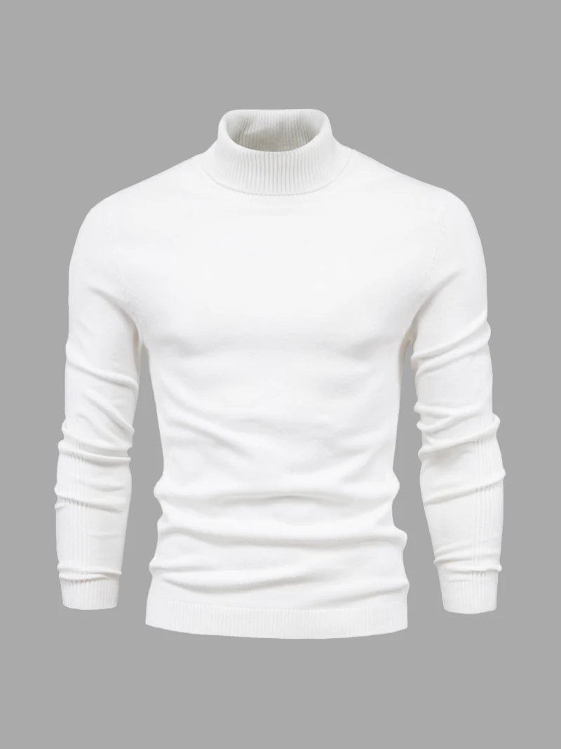 Rollkragen Pullover Herren Baumwolle | Elegant & Bequem