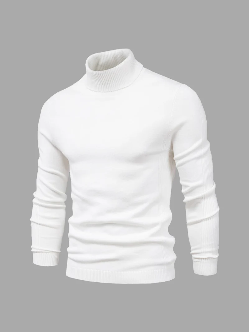 Rollkragen Pullover Herren Baumwolle | Elegant & Bequem