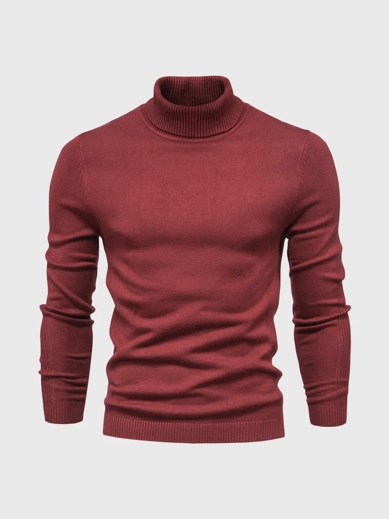 Rollkragen Pullover Herren Baumwolle | Elegant & Bequem