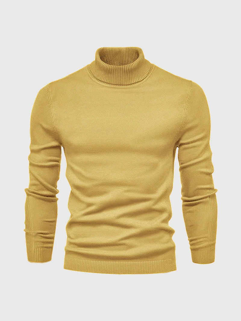Rollkragen Pullover Herren Baumwolle | Elegant & Bequem