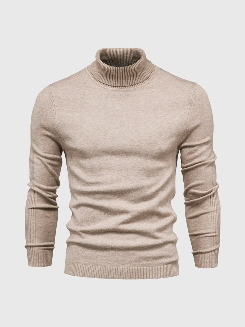 Rollkragen Pullover Herren Baumwolle | Elegant & Bequem