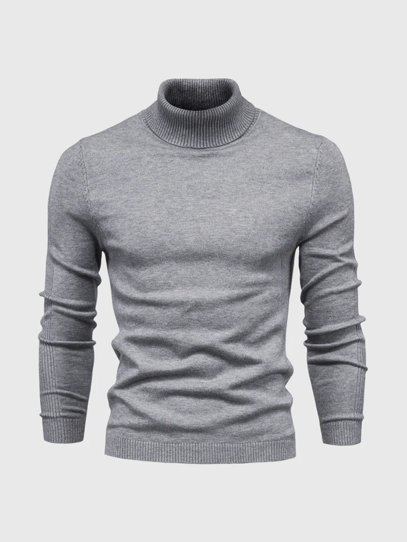 Rollkragen Pullover Herren Baumwolle | Elegant & Bequem