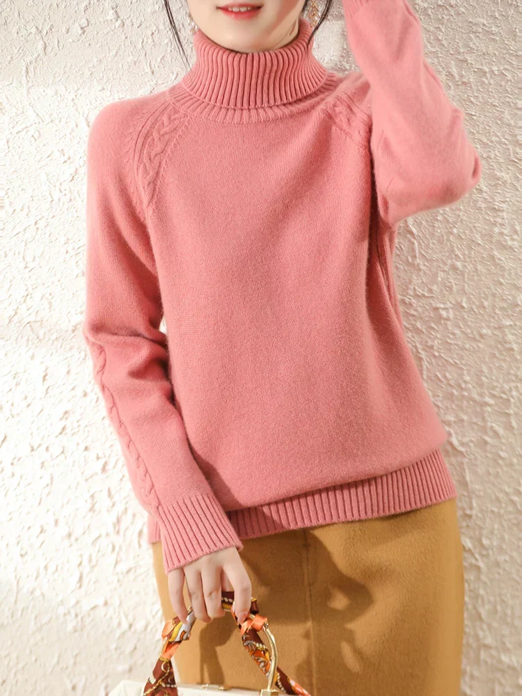 Eleganter Damen Rollkragenpullover
