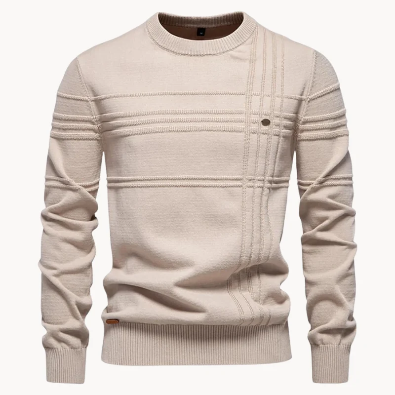 Strickpullover Herren Gestreift Kariert