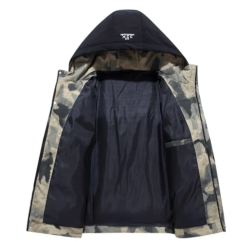 Taktische Outdoor Pufferjacke mit Kapuze