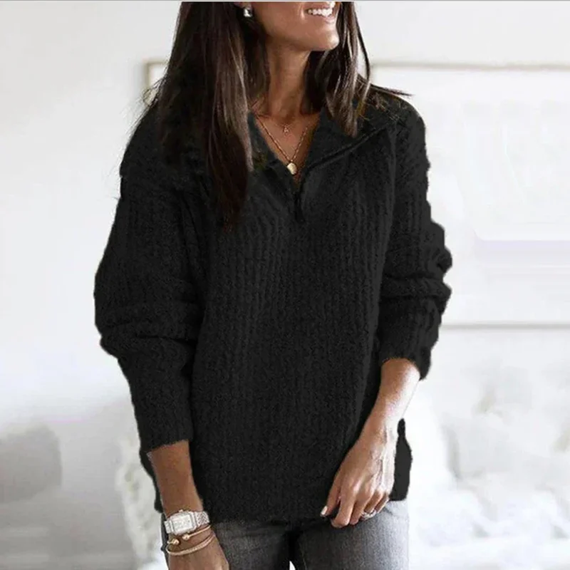 Stilvolle Pullover mit Reissverschluss