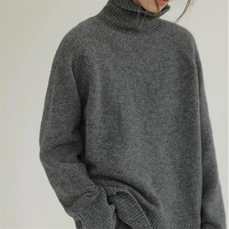 Lockerer Rollkragenpullover