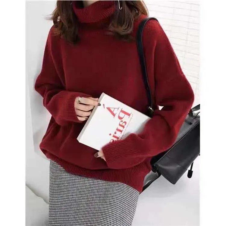 Lockerer Rollkragenpullover