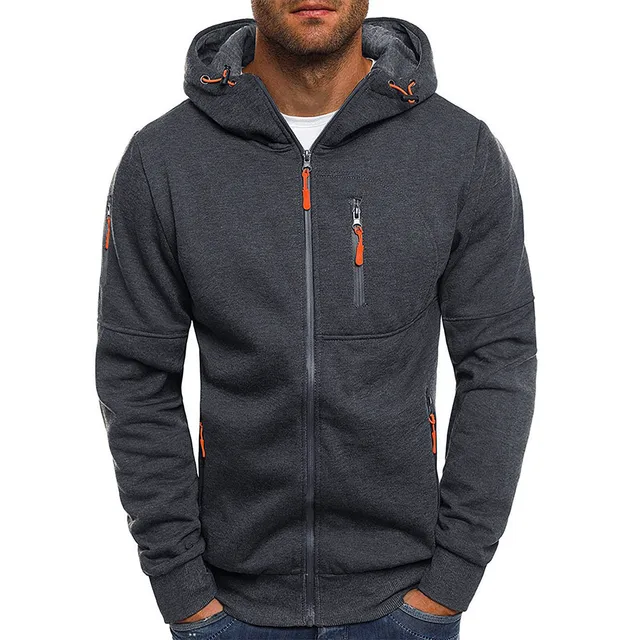 Stylische Kapuzenjacke Herren