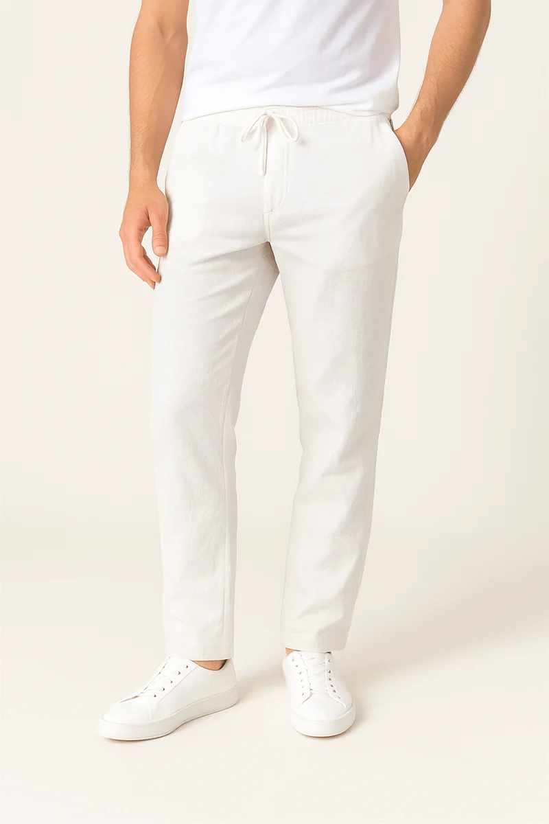 Moderne Kordelzug Tapered Hose