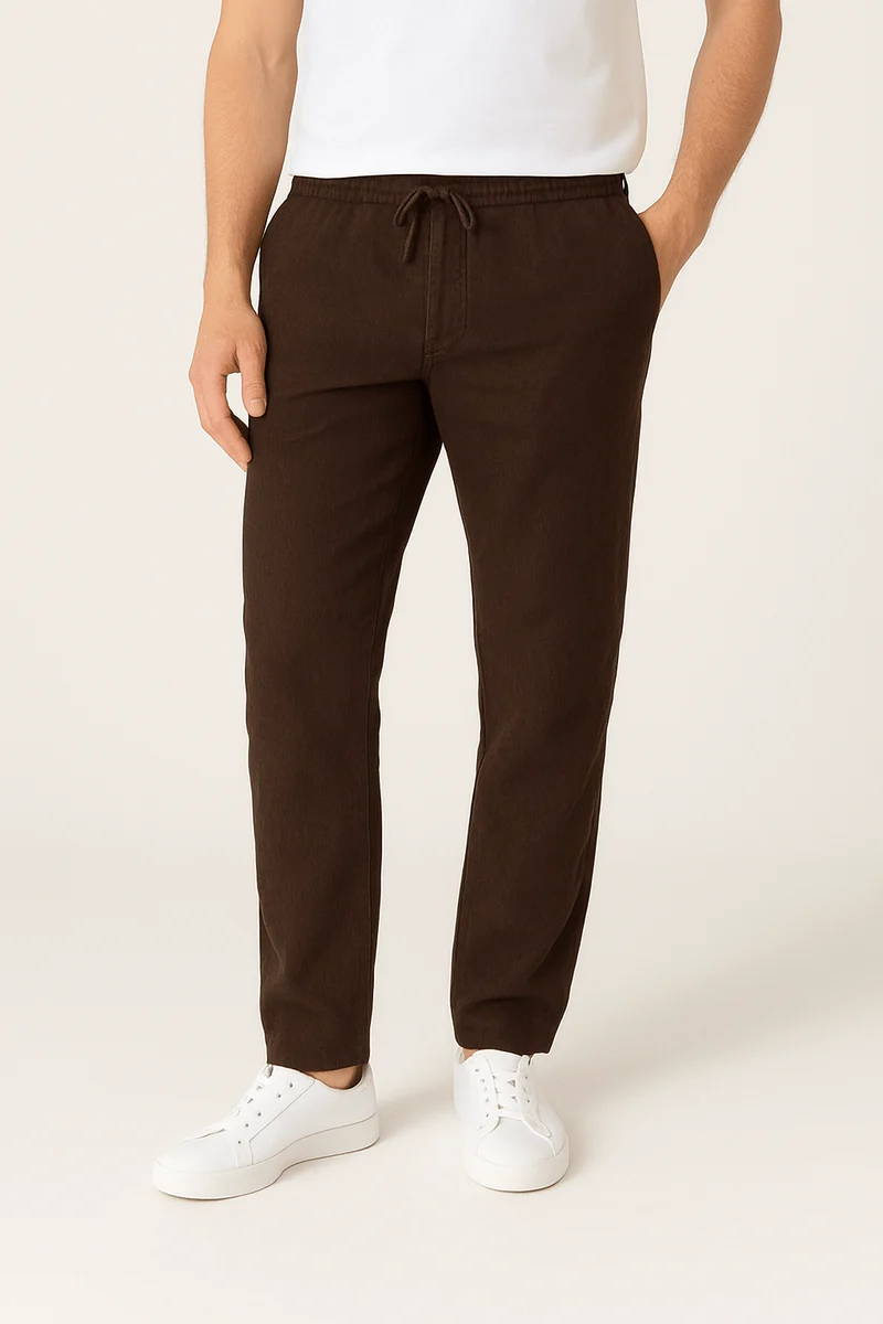 Moderne Kordelzug Tapered Hose