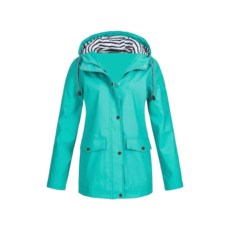 Regenjacke Damen Wasserdicht | Leicht & Mit Kapuze
