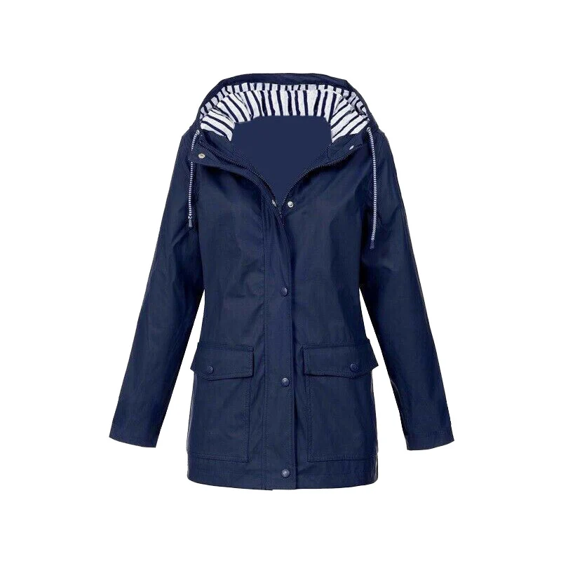 Regenjacke Damen Wasserdicht | Leicht & Mit Kapuze