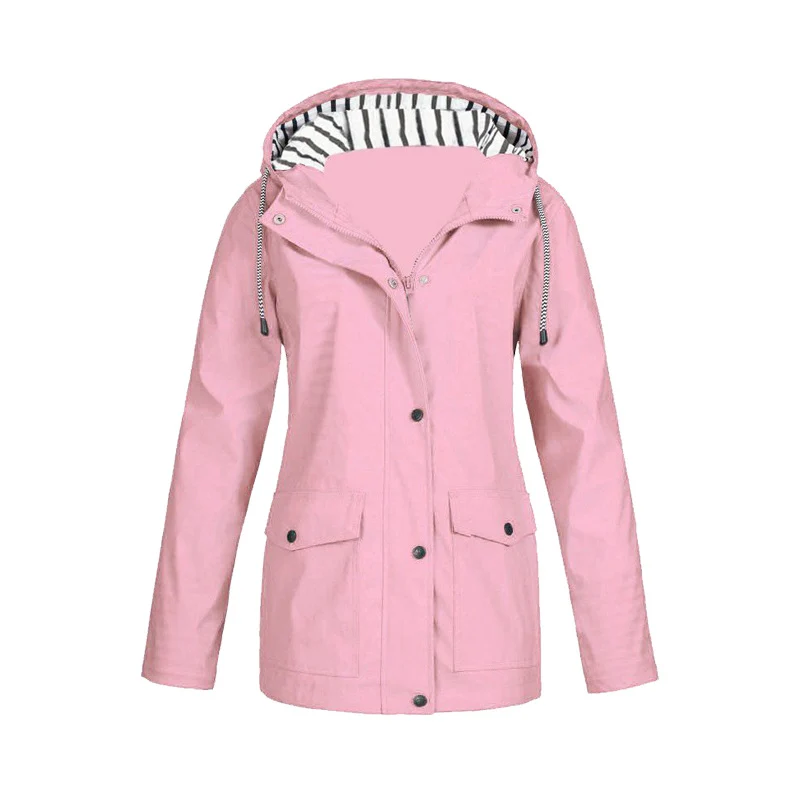 Regenjacke Damen Wasserdicht | Leicht & Mit Kapuze