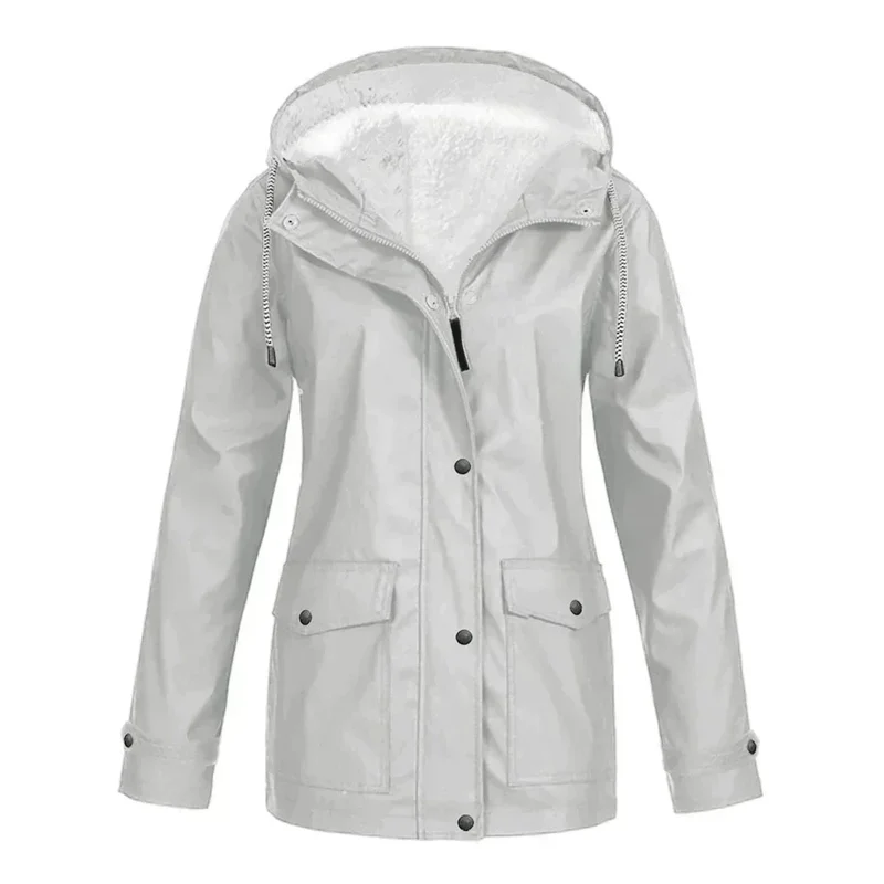 Regenjacke Damen Warm Gefüttert | Winddicht & Elegant