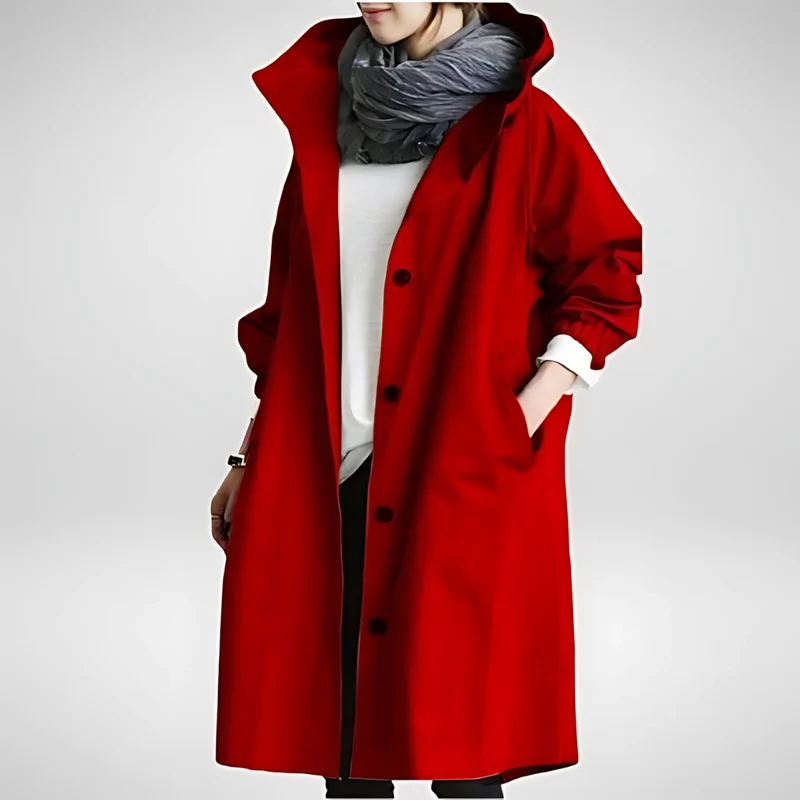 Regenjacke Damen Mit Knopfverschluss | Klassisch & Wetterfest