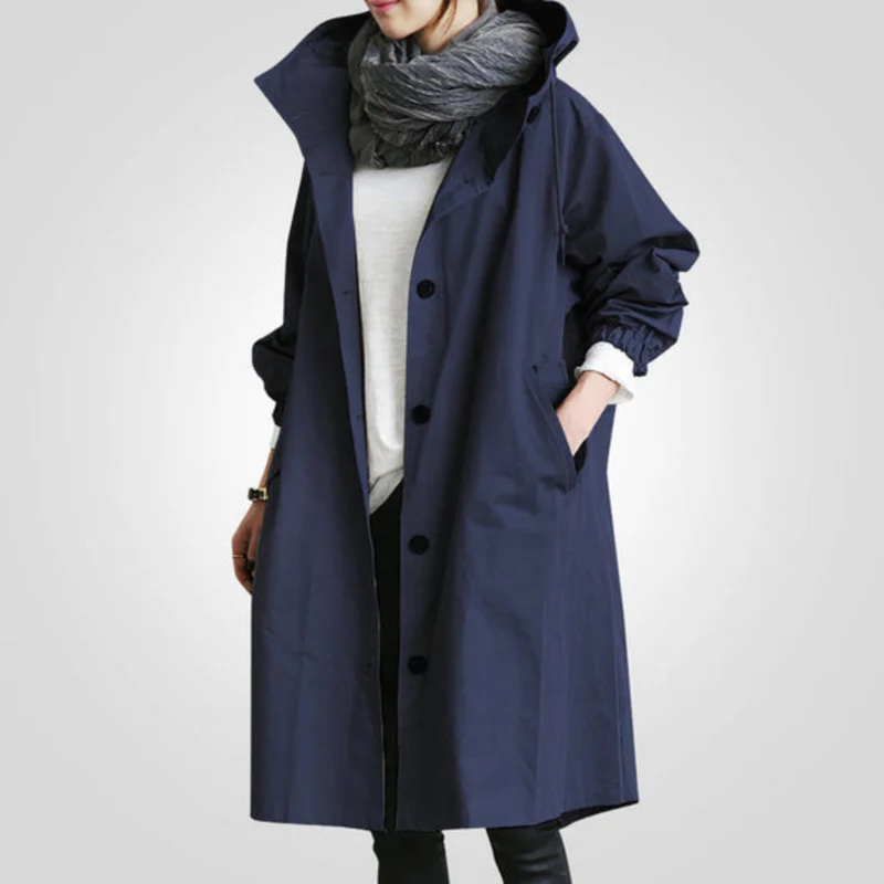 Regenjacke Damen Mit Knopfverschluss | Klassisch & Wetterfest