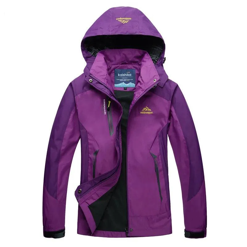Regenjacke Damen Gefüttert Wasserdicht | Outdoor & Winddicht