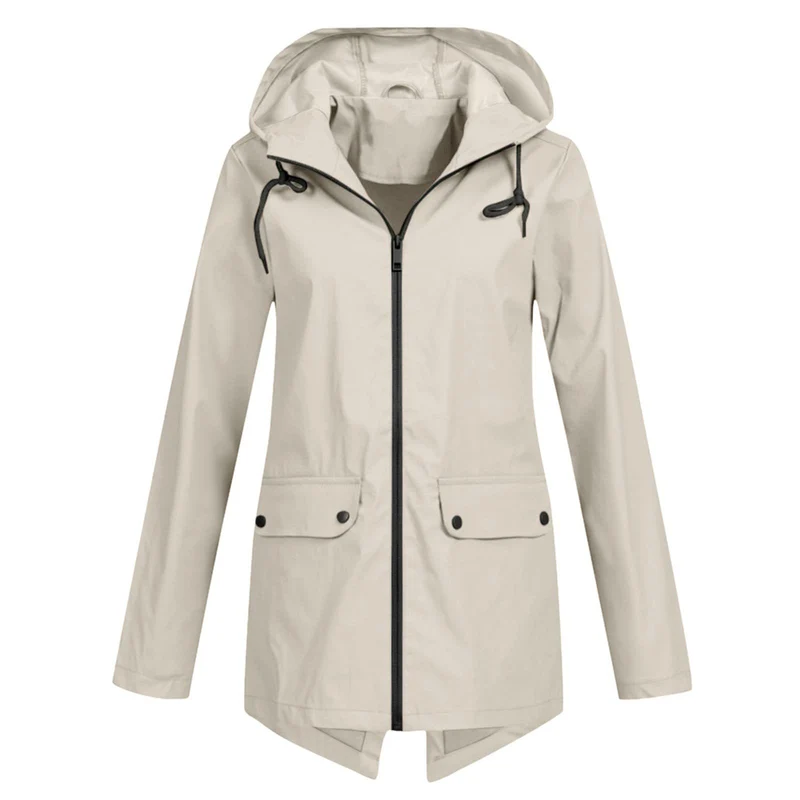 Regenjacke Damen Wasserdicht Mit Kapuze | Leicht & Zeitlos
