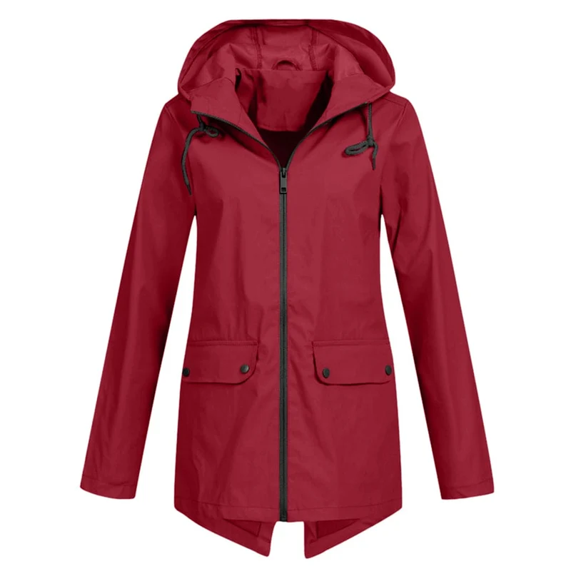 Regenjacke Damen Wasserdicht Mit Kapuze | Leicht & Zeitlos
