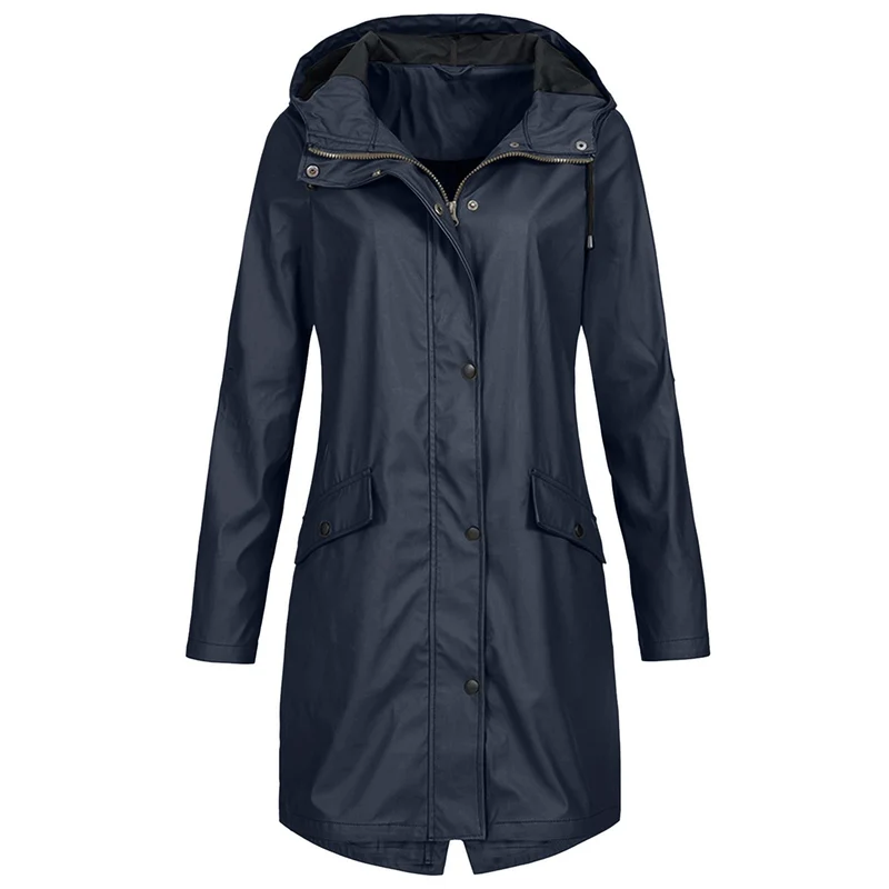 Regenjacke Damen Übergangsjacke | Funktional & Mit Kapuze