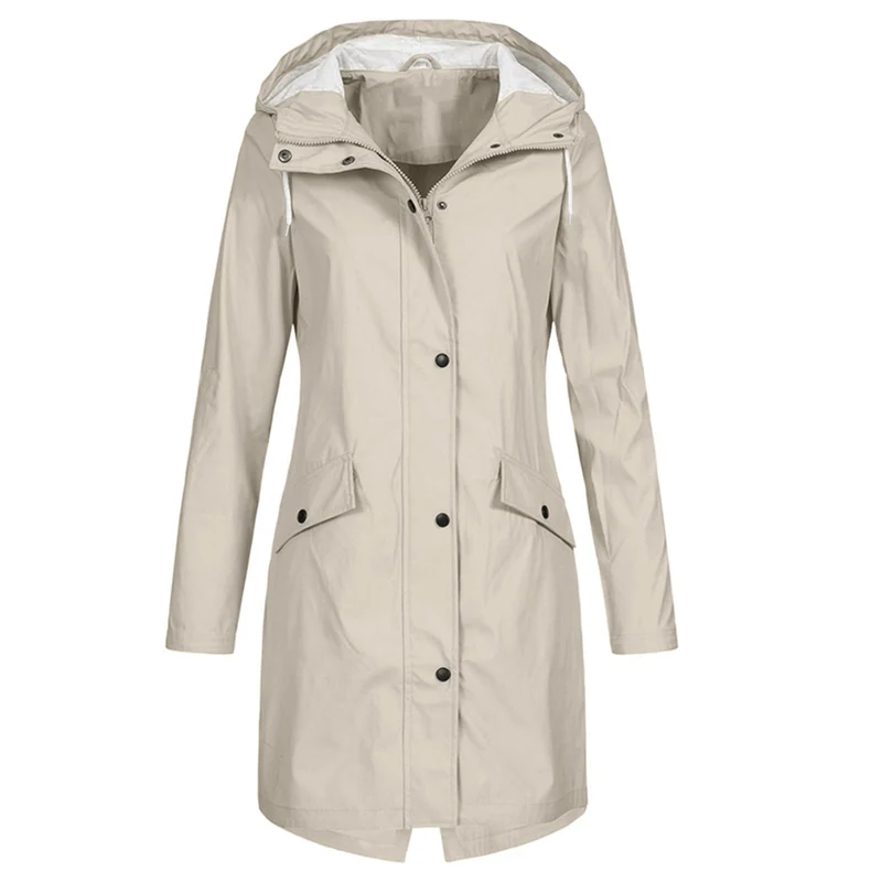 Regenjacke Damen Übergangsjacke | Funktional & Mit Kapuze