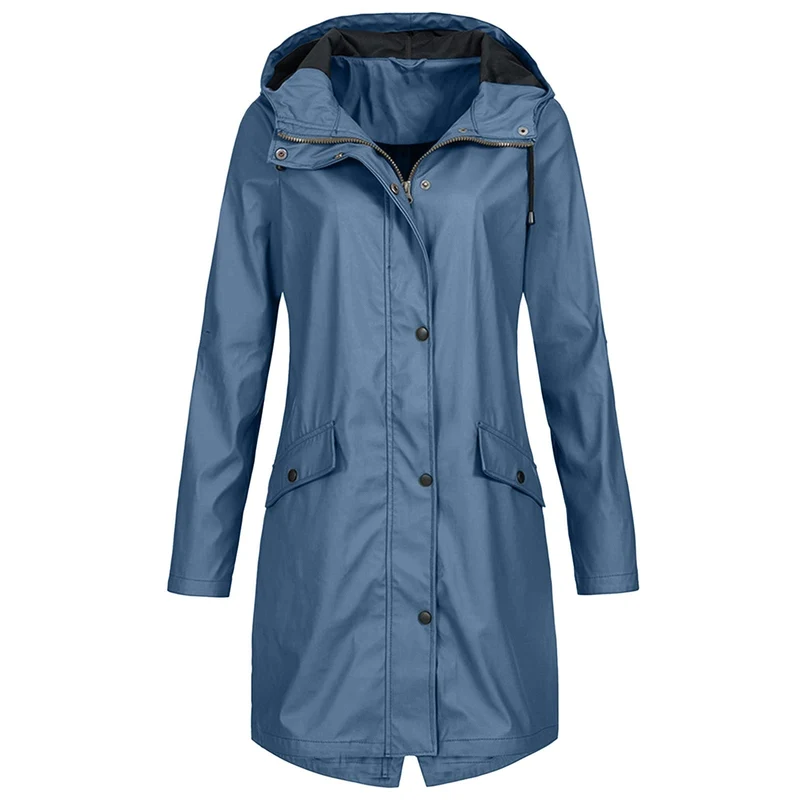 Regenjacke Damen Übergangsjacke | Funktional & Mit Kapuze