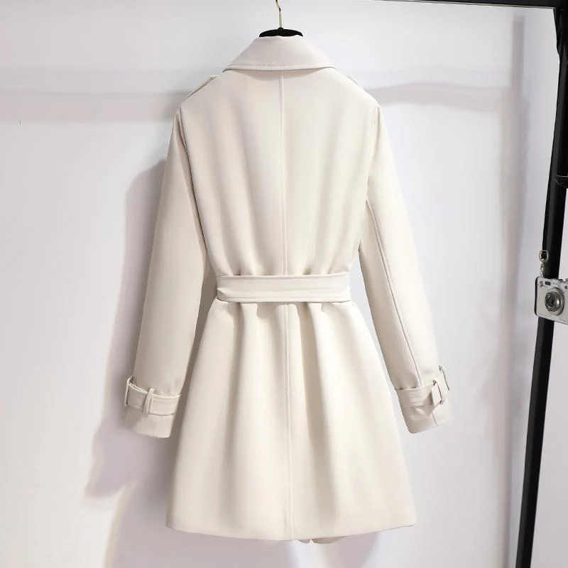 Trenchcoat Damen Klassisch Elegant | Knielang