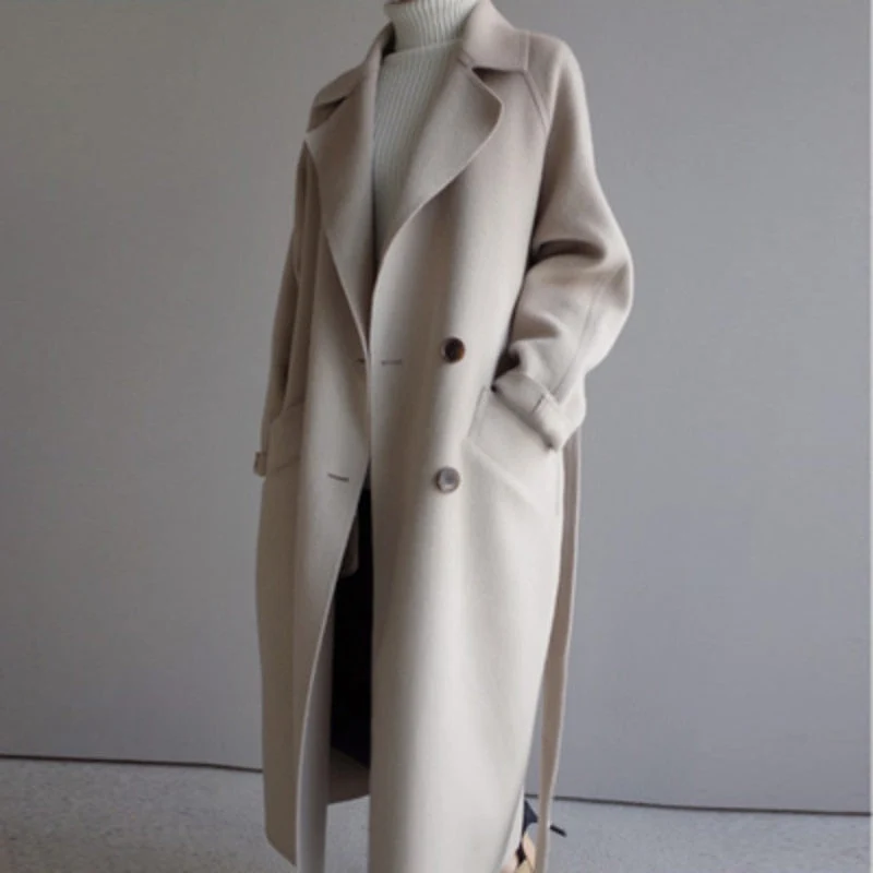 Trenchcoat Damen Lang Elegant | Wintermantel Klassisch