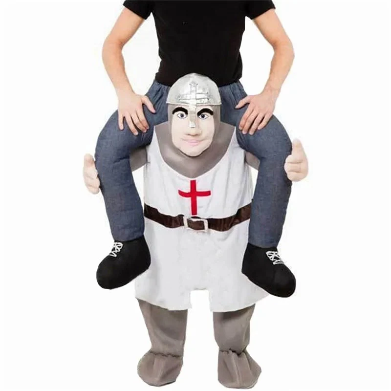 Unisex Halloween Aufsitz-Kostüm | Illusionsdesign & Einteiler