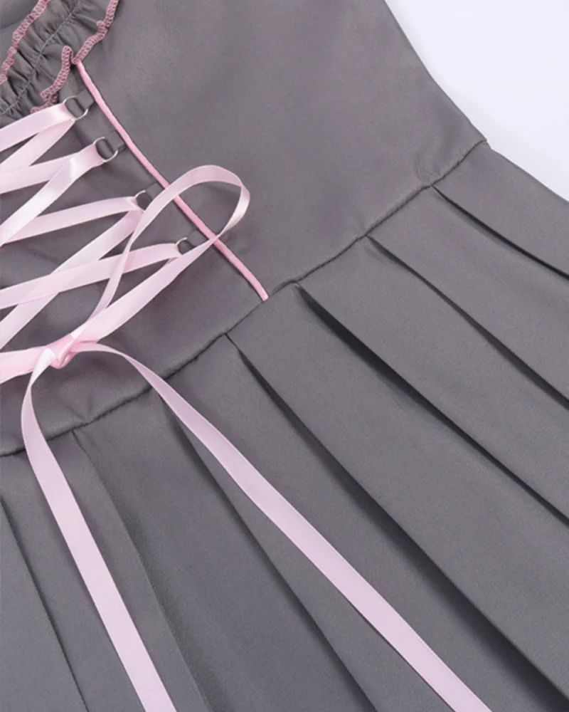 Damen Traditionelles Sommerkleid | Midi Dirndl in Rosa