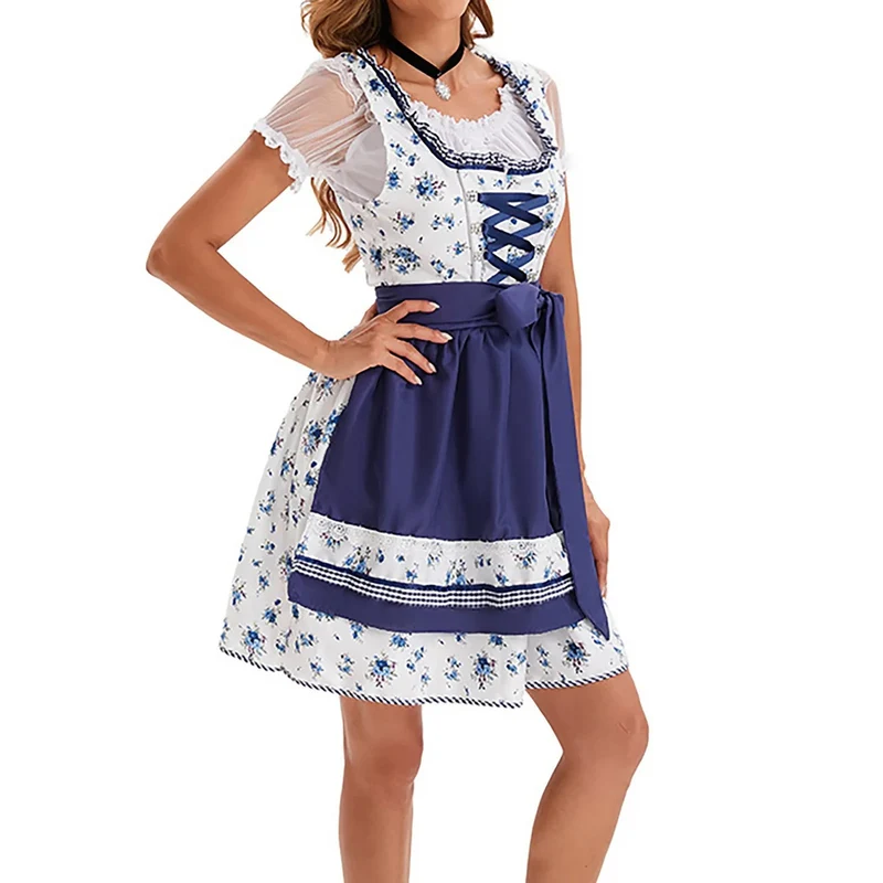 Damen Schulterfreies Festliches Dirndlkleid | Mini