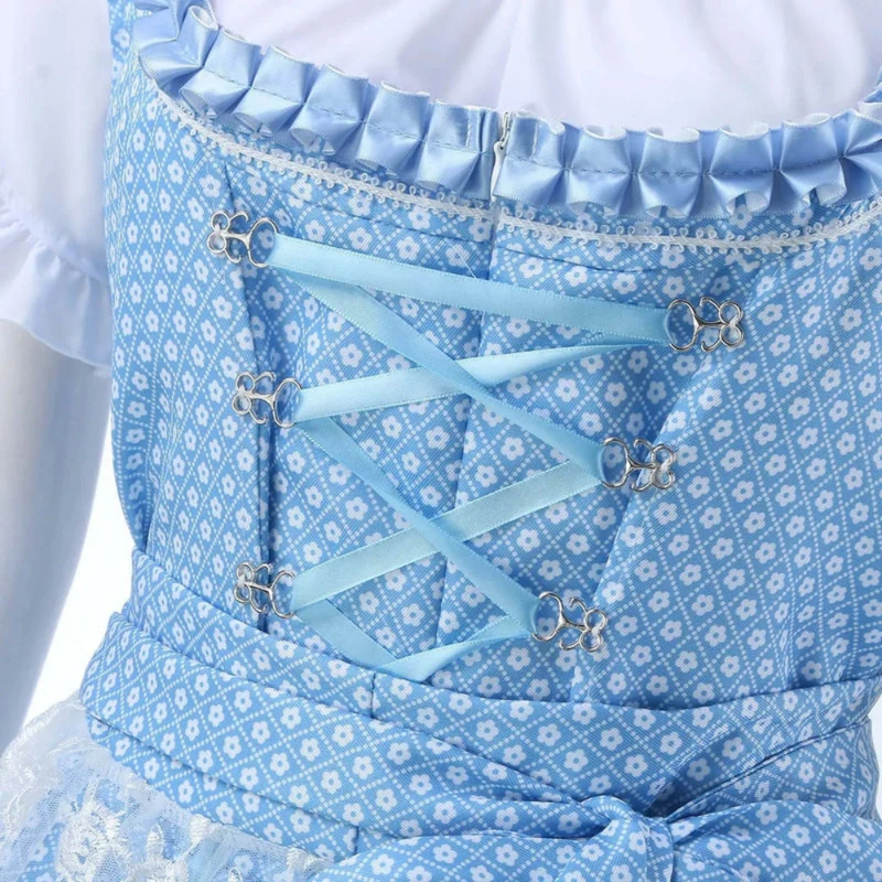 Damen Elegantes Festliches Kleid | Midi Dirndl Kleid