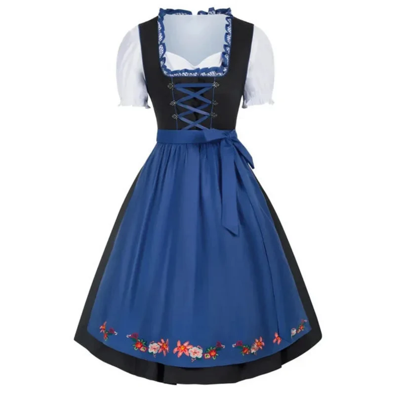 Damen Elegantes Mini Dirndlkleid | Traditionell Festlich