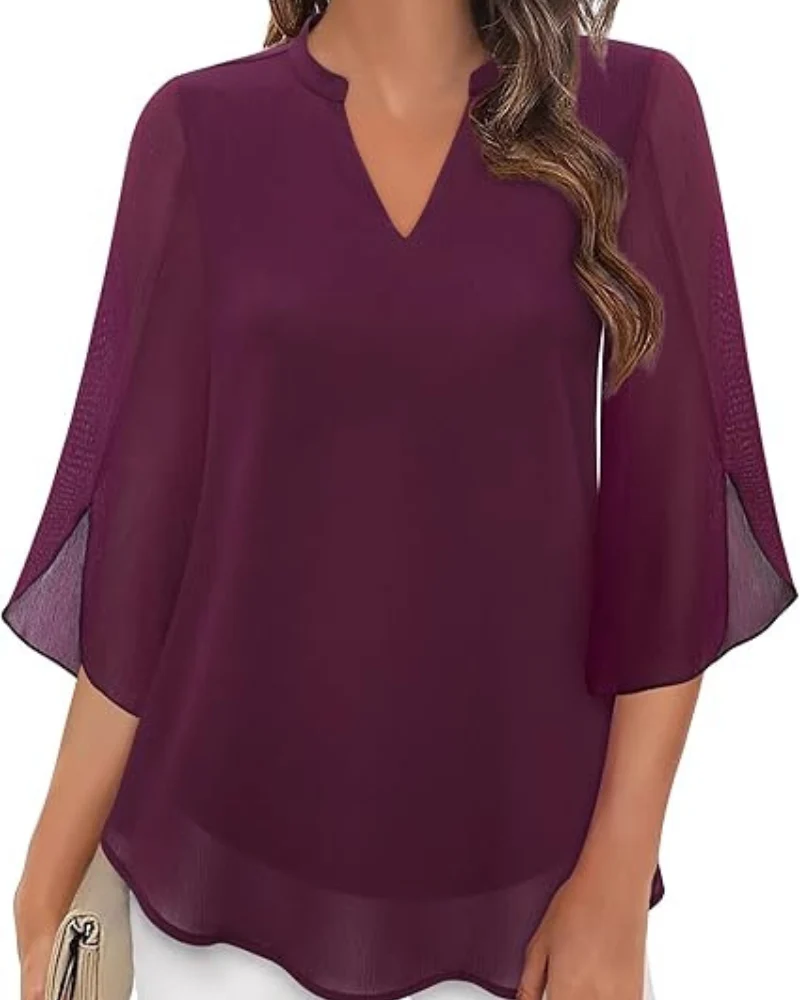 Damen Elegante Luftige Bluse | Vielseitig