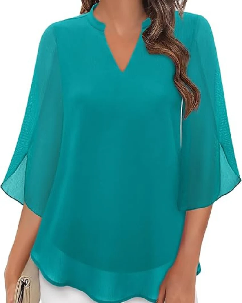 Damen Elegante Luftige Bluse | Vielseitig