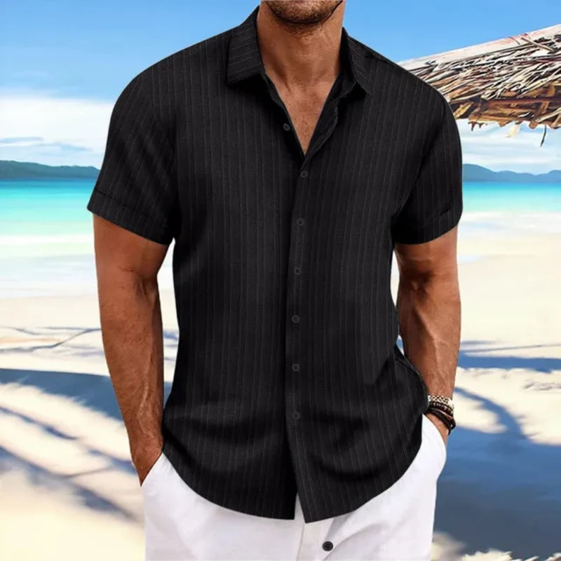 Herren Elegantes Jacquardhemd | Vielseitig und Stilvoll