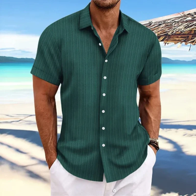 Herren Elegantes Jacquardhemd | Vielseitig und Stilvoll