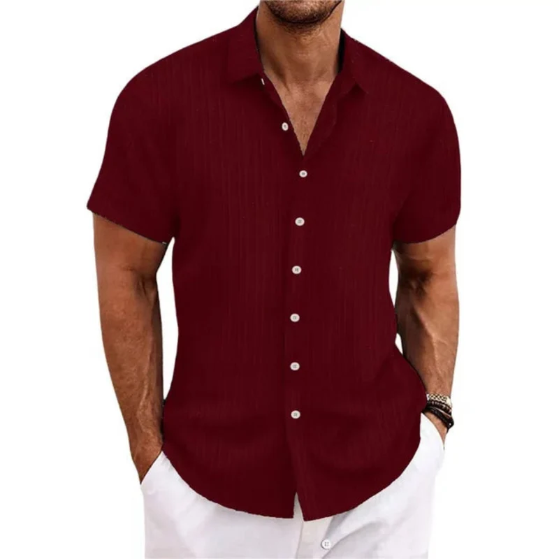 Herren Elegantes Jacquardhemd | Vielseitig und Stilvoll